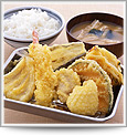 天ぷら定食まきのの特徴
